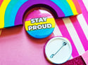 Pin Badge: Pansexual Pride