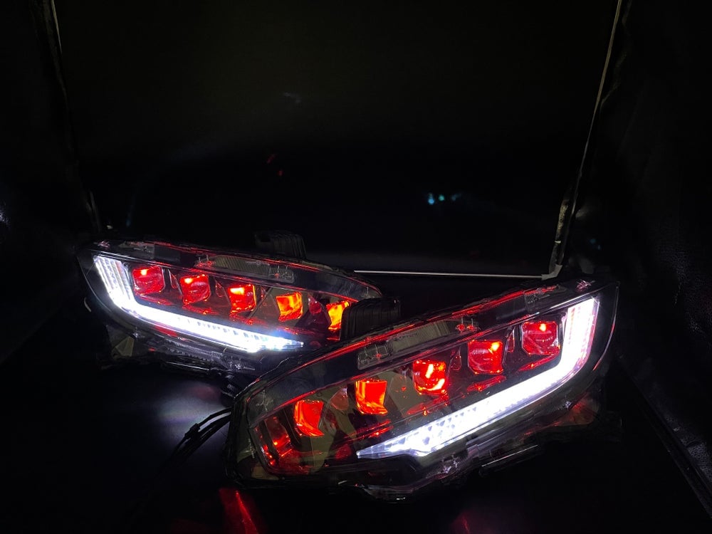 Honda Civic 2016-2020 Jewel Beam Headlight Custom Color