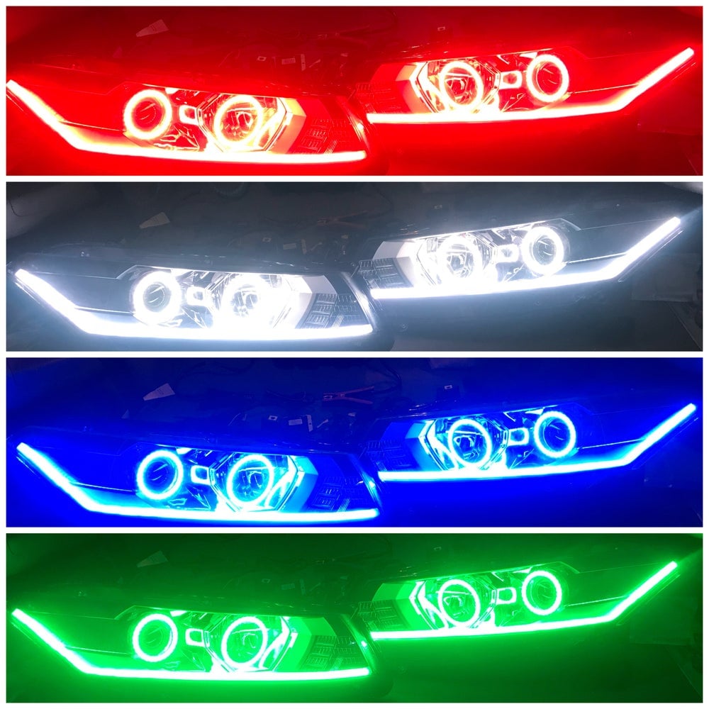 XG Glitter Lights Bulb Kit For Honda Accord 2008-2015 - 9005 High Beam, H11 Low & Fog Lights, 6500K White
