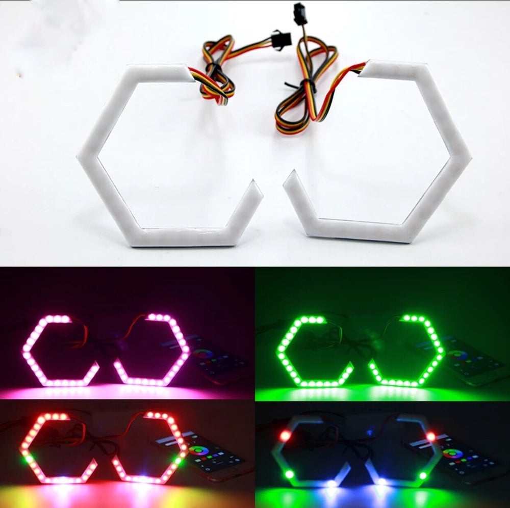 Rgb Solid/ Flowing Hex Halo