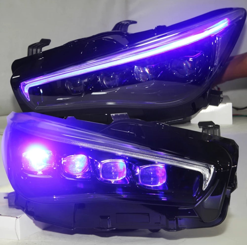 Q50 Custom Jewel Headlight