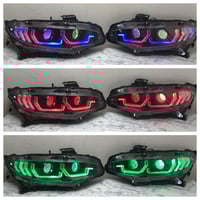 Image 1 of Honda Civic 2016-2021 U Bar Quad Projector Headlight