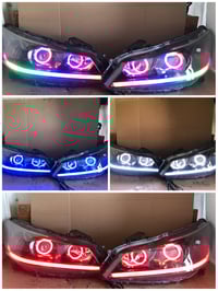 Image 1 of 16-17 Honda Accord Quad Halo and Chasing Drl Headlight