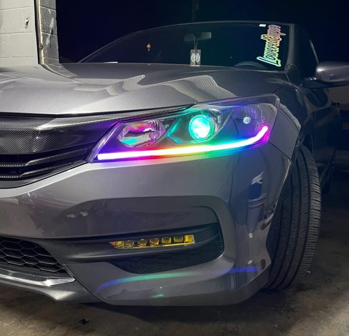 1617 Honda Accord Custom Drl Headlight Oc Retrofit