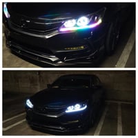 Image 2 of 16-17 Honda Accord Quad Halo and Chasing Drl Headlight
