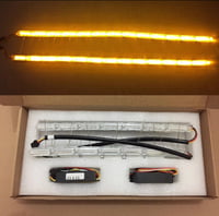Image 1 of White DRL + Dancing Turn Signal