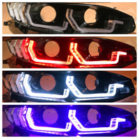 Image 4 of Honda Civic 2016-2021 U Bar Quad Projector Headlight
