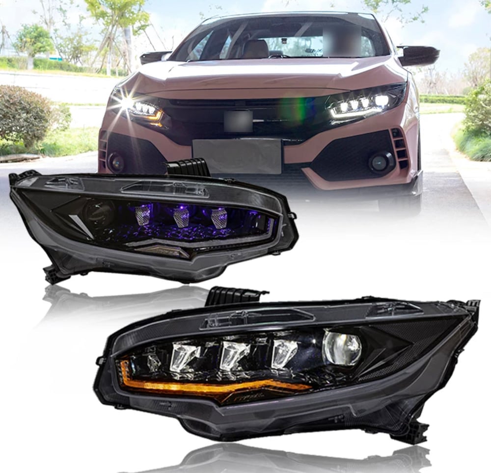 Honda Civic 2018-2021 Jewel Spinning Headlight