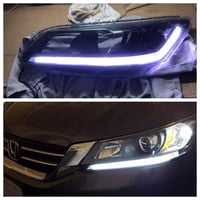 Image 2 of White Strip + Amber Switchback Turn Signal