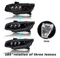Image 3 of Honda Civic 2018-2021 Jewel Spinning Headlight
