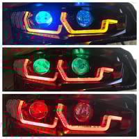 Image 5 of Honda Civic 2016-2021 U Bar Quad Projector Headlight
