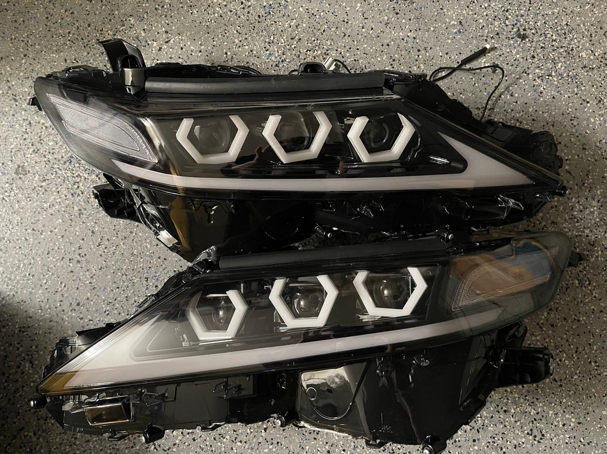 20182023 Camry Hex Halo Triple Beam Custom Headlight Oc Retrofit