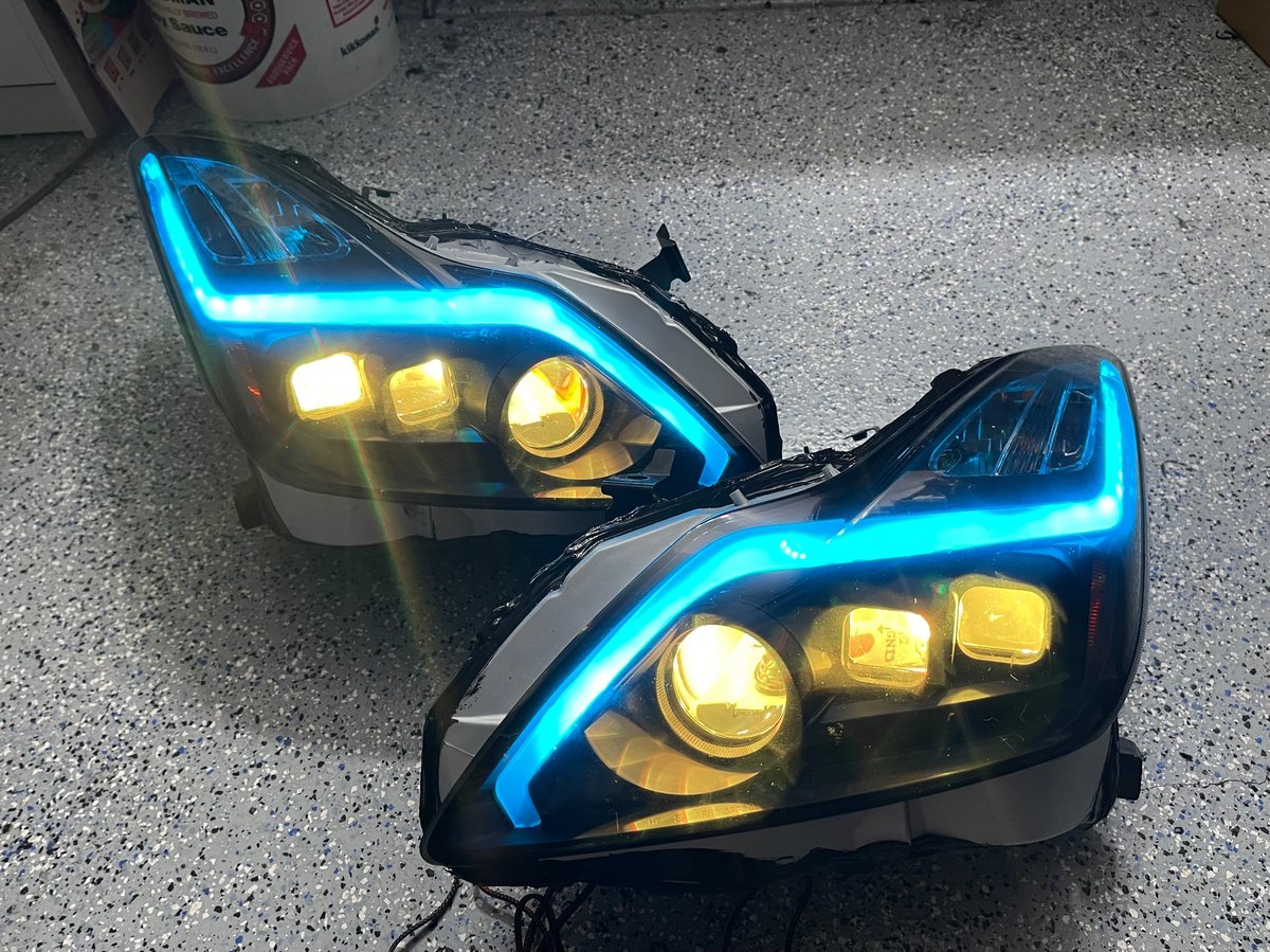 G37 /Q60 GTR Custom Headlight Oc Retrofit