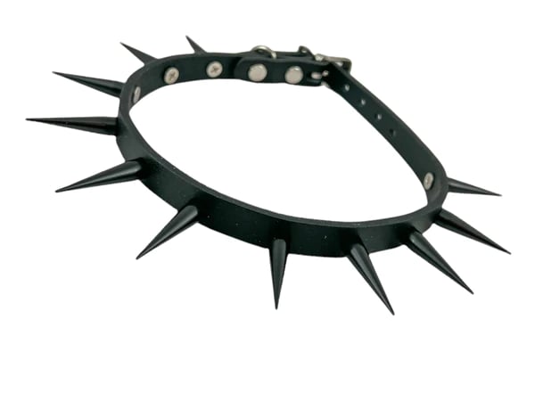 Slim Spiked Choker