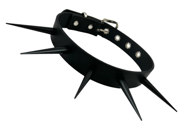 Wide Spiked Choker