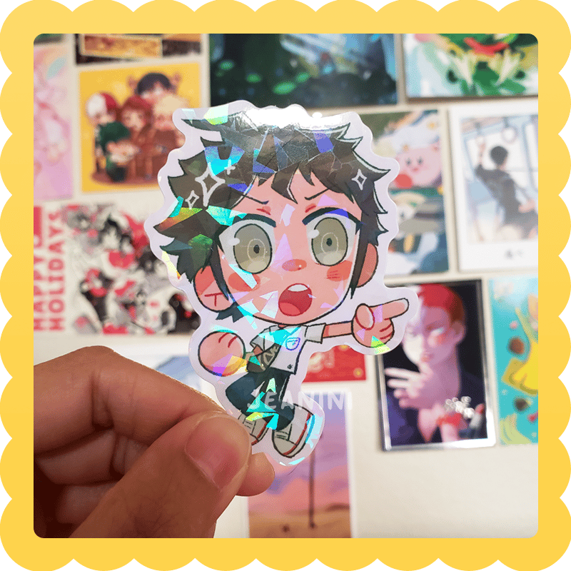 Image of hajime hinata ✨ waterproof vinyl sticker