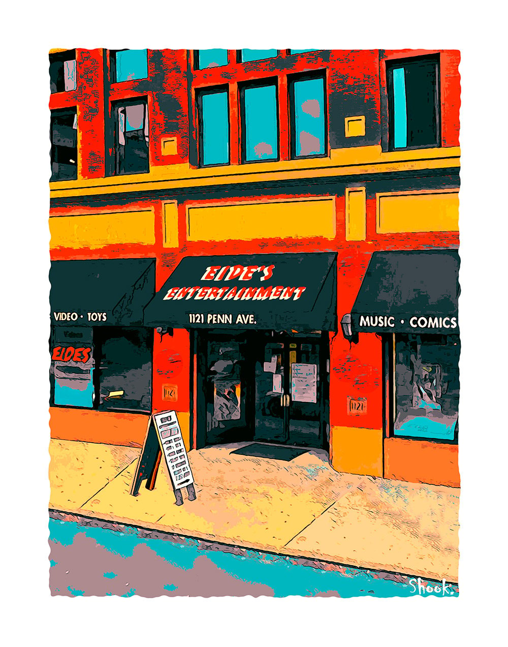 Eides, Pittsburgh PA Giclée Art Print 2023