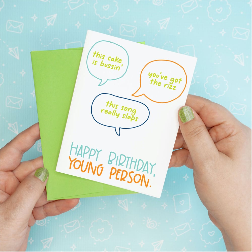 Image of Young Person Birthday Card