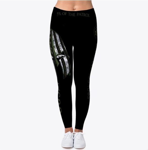 Image of GREENLINE USBP CENTENNIAL ~ FIERCE 5% LEGGINGS