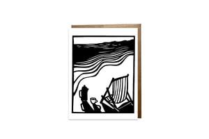 Image of Coffee by the Sea Notecard