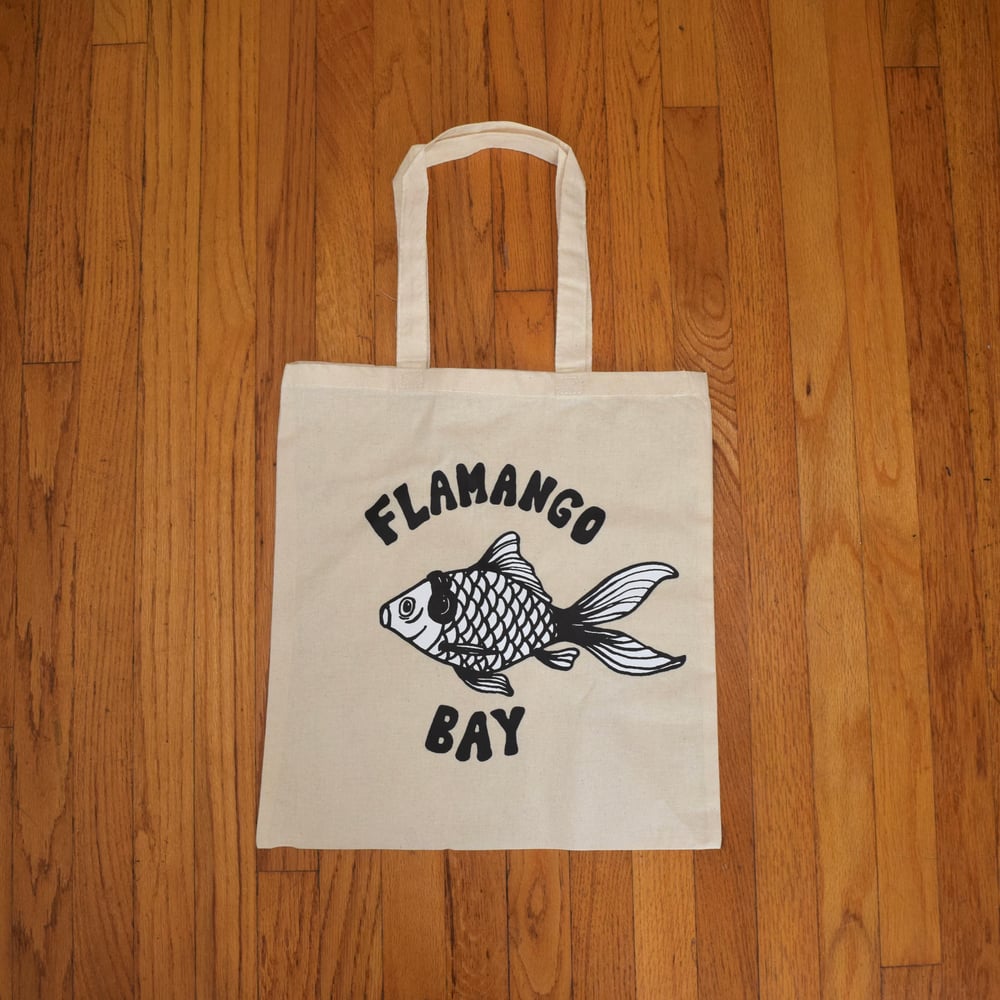 FLAMANGO FISH TOTE! 