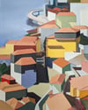 Rooftops - Oil Painting