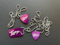 Image 4 of Dog Tags or Guitar Pick Necklace  - Tuff, Metal Sludge, Shameless, or Vains of Jenna 