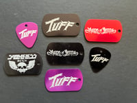 Image 3 of Dog Tags or Guitar Pick Necklace  - Tuff, Metal Sludge, Shameless, or Vains of Jenna 