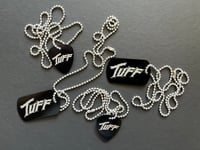 Image 2 of Dog Tags or Guitar Pick Necklace  - Tuff, Metal Sludge, Shameless, or Vains of Jenna 