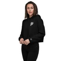 Image 1 of PHRZK Embroided Crop Hoodie