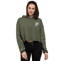 Image 5 of PHRZK Embroided Crop Hoodie
