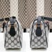 Image of Vtg Gucci Blue Monogram. Crossbody Bag 