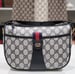 Image of Vtg Gucci Blue Monogram. Crossbody Bag 