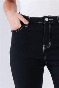 Image 2 of Stretch Denim Bermuda  Shorts