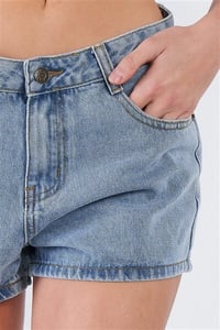 Image 3 of Light Blue Denim Shorts