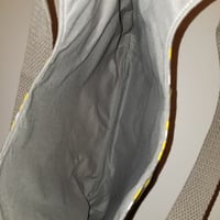 Image 5 of Grey and Yellow Print Hobo Bag