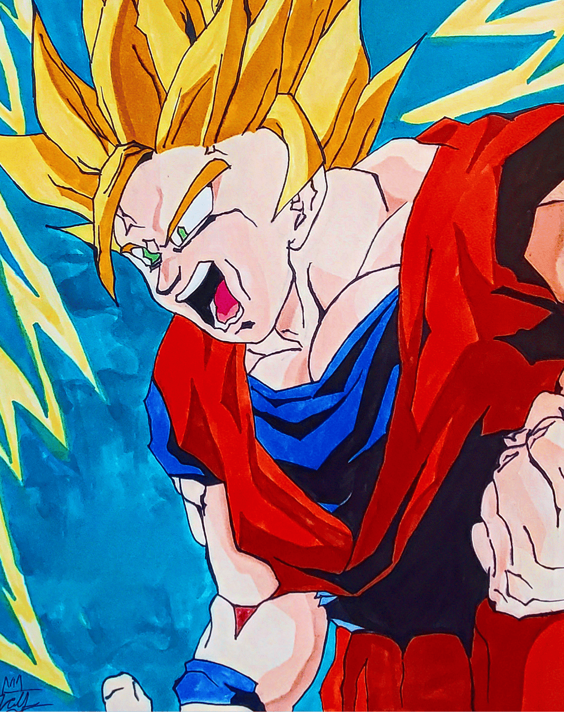 Image of Super Saiyan Goku Poster