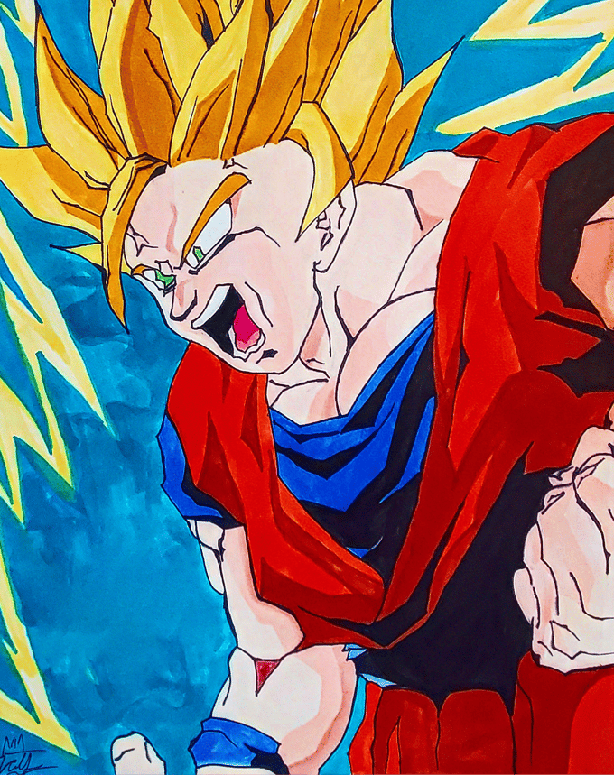 Image of Super Saiyan Goku Poster