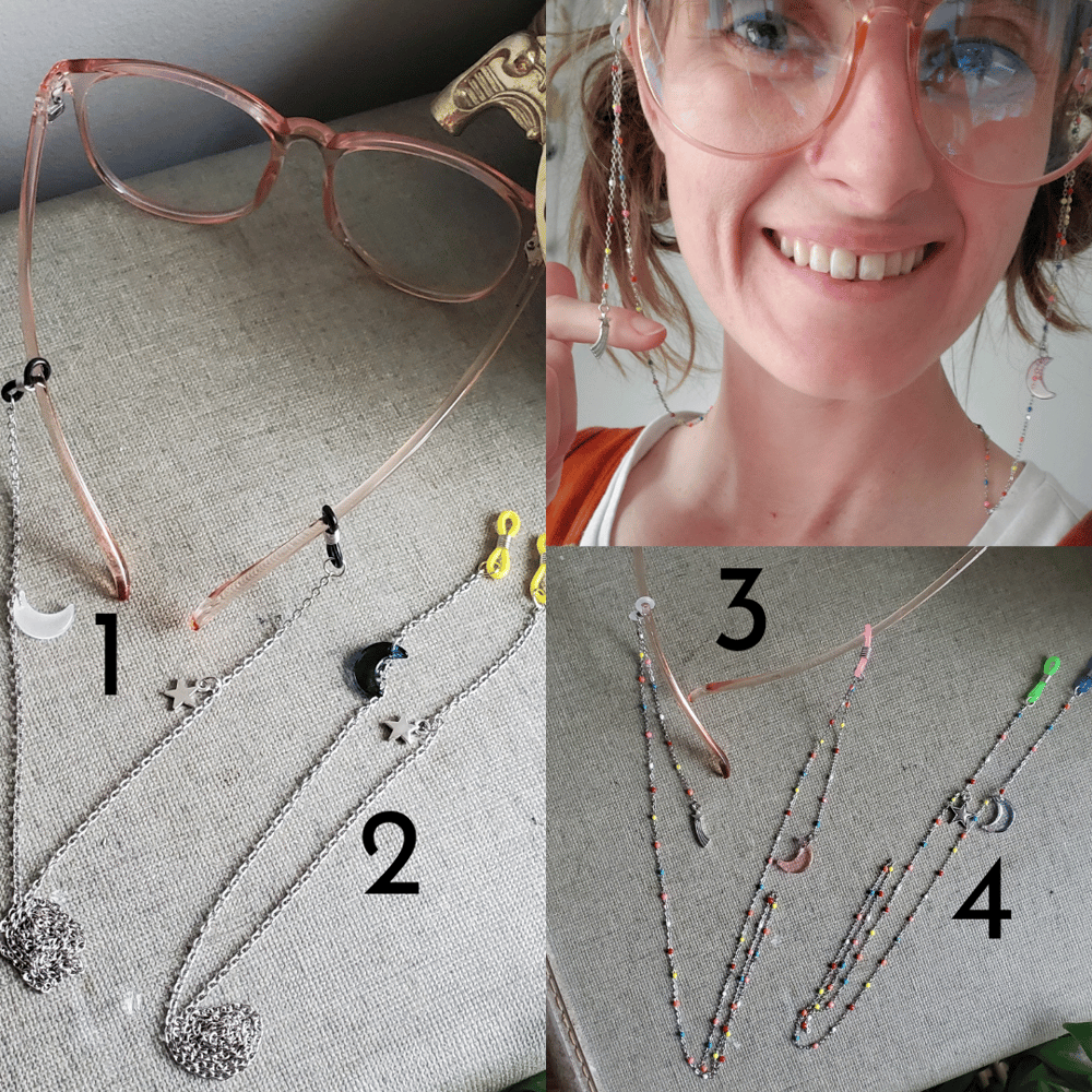 Image of Moonyπ π star π glasses chain