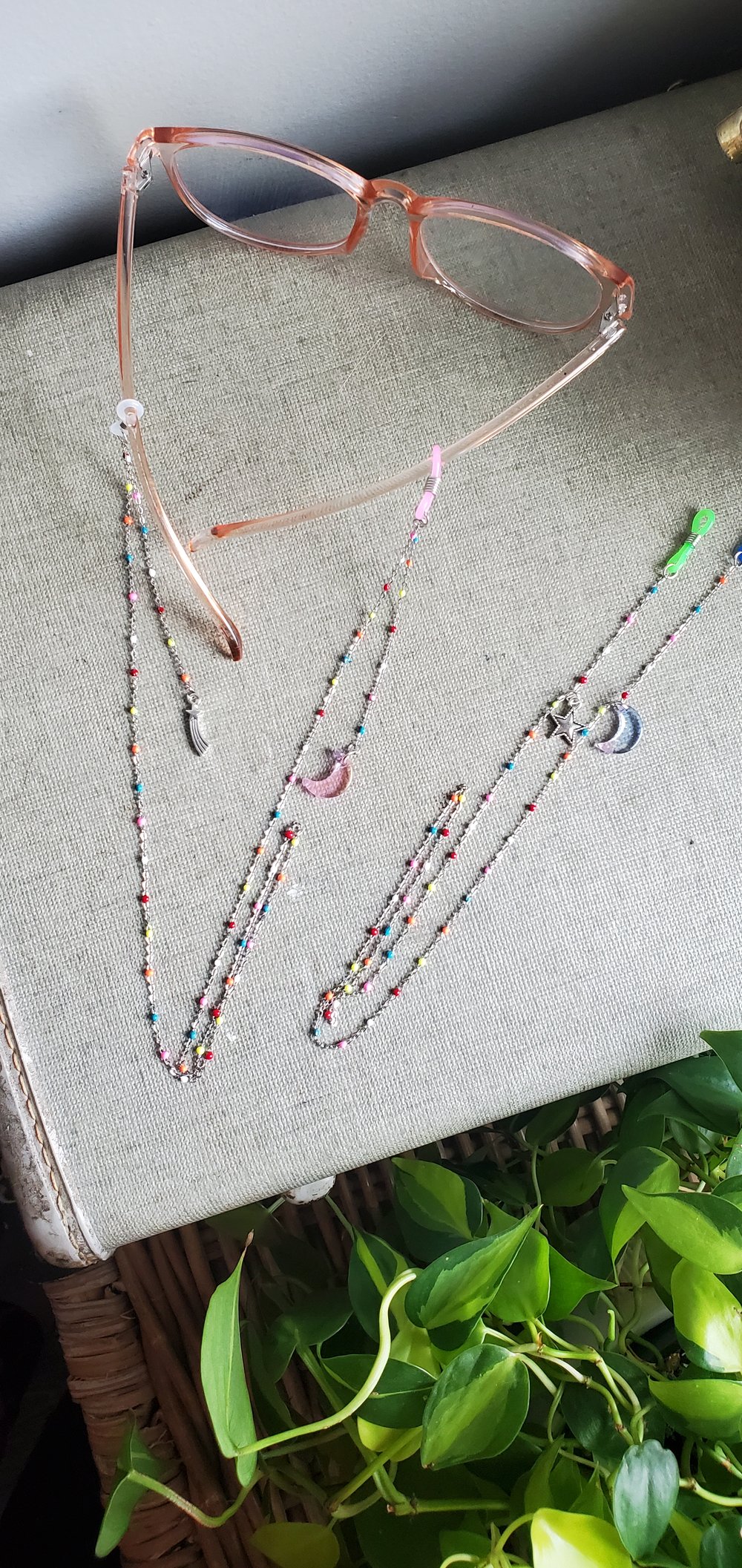 Image of Moony🌙 🌚 star 🌟 glasses chain