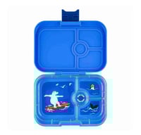 Image 1 of Yumbox Panino Bento Box 4 Compartments Surf Blue Polar Bear