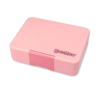 Image 2 of Yumbox Snack 3 Compartments Coco Pink Toucan Tray