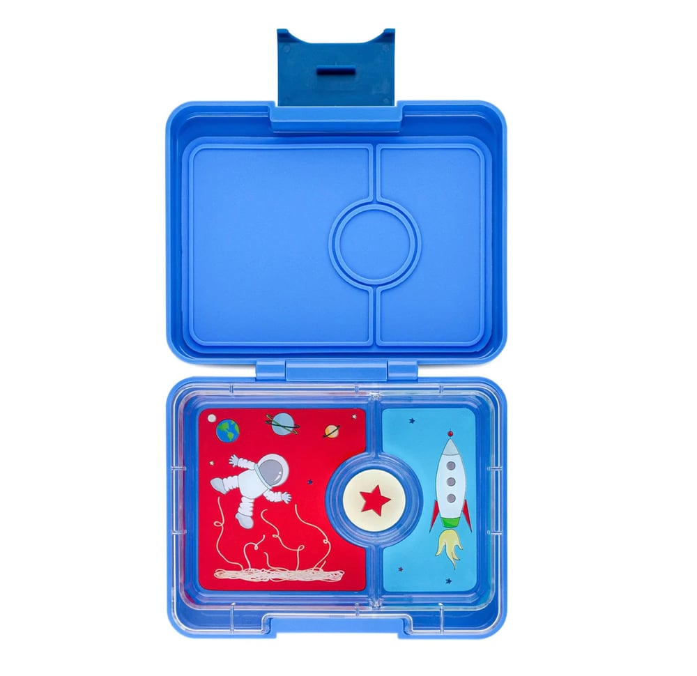 Yumbox Snack 3 Compartments True Blue Rocket