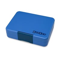 Image 2 of Yumbox Snack 3 Compartments True Blue Rocket