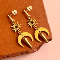 Image 2 of Sunburst Moon Drops - Fine Thanks