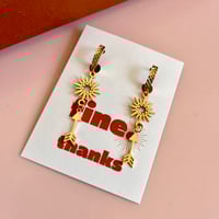 Image 4 of Arrow and Sunburst Huggies - Fine Thanks