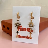 Image 5 of Arrow and Sunburst Huggies - Fine Thanks