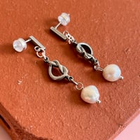 Image 3 of Knot Pearl Drop - Fine Thanks