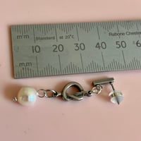 Image 4 of Knot Pearl Drop - Fine Thanks