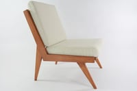 Image 1 of Fauteuil L bouclette crème